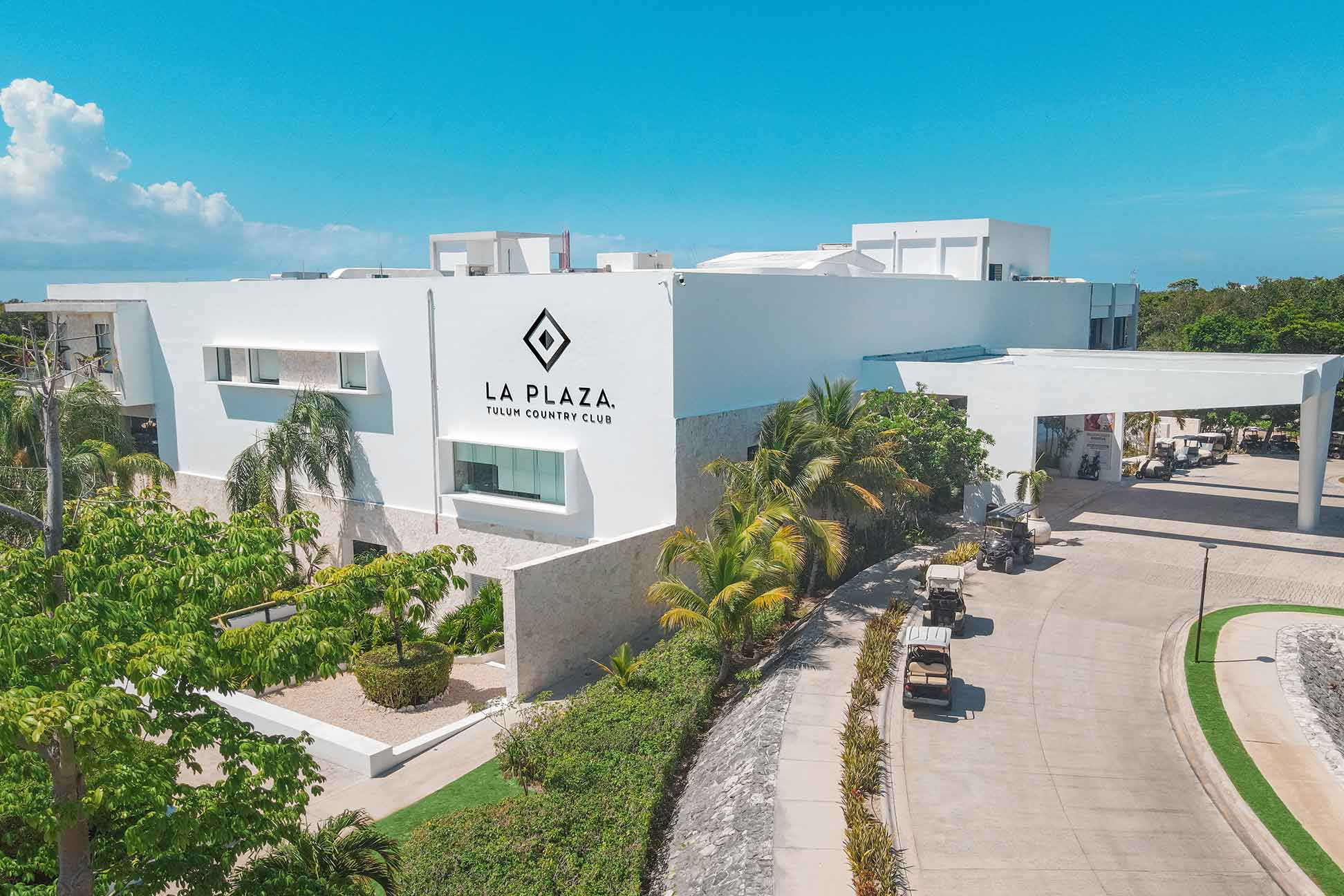 Residence complex entrance